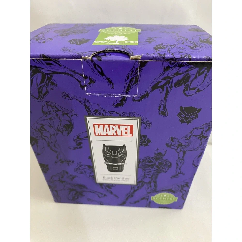 Scentsy Marvel Black Panther Wall Fan Diffuser Plug In Warmer NIB No Pods